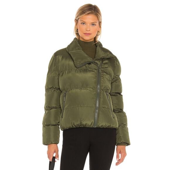 Toast Society Jupiter Puffer Jacket Khaki Green - S - Picture 3 of 7